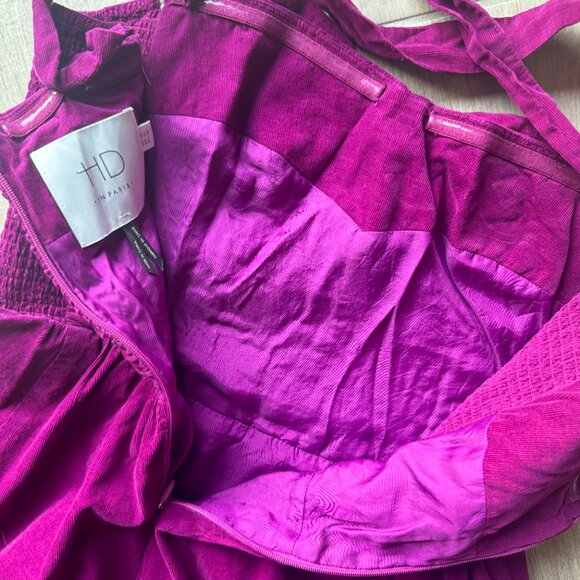 Anthropologie HD in Paris Magenta Sleeveless Dress | Women’s Size 4 - Picture 7 of 8